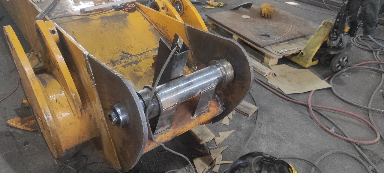 Ремонт рукоятей и стрел лесозаготовительной техники